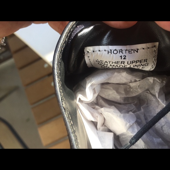 Steve Madden Horten Suede Oxfords (Navy) - Picture 3 of 5